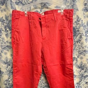 COPY - Gap Girlfriend Chinos, red size 12 (#18)